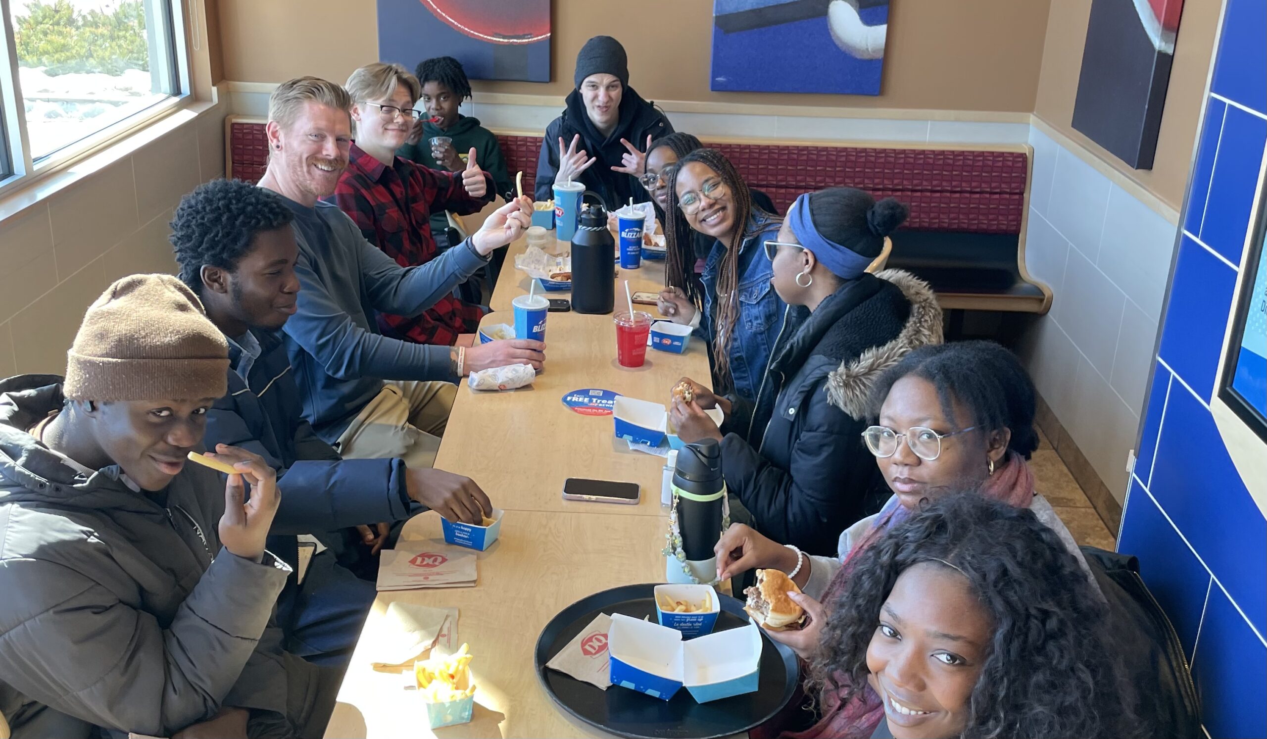 Living Hope young adults gathered together