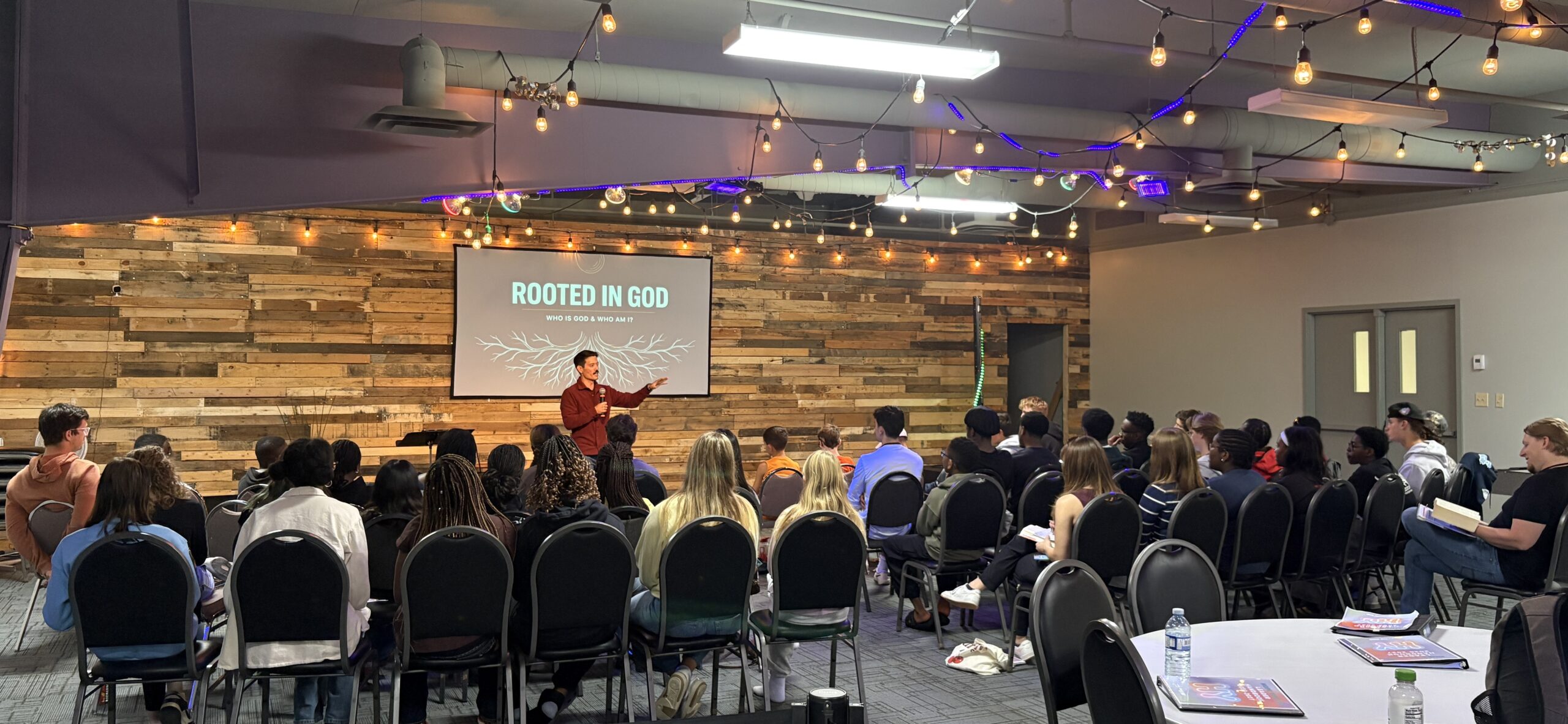 Teaching in the Hope Youth room